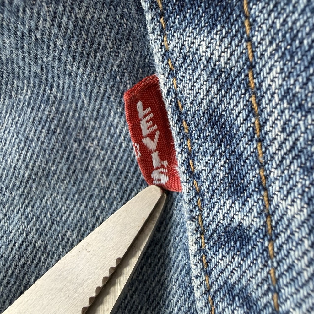 Levis Big E Mens Straight‎ Leg Jeans Waterless Men's Size 38X30 - Picture 9 of 12